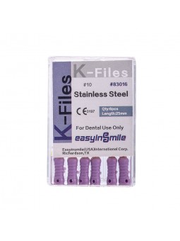 10 Packs Easyinsmile Endodontic hand use Dental K-File 25MM UK