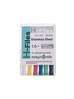 10 Packs Easyinsmile Endodontic hand use Dental H-File 25MM