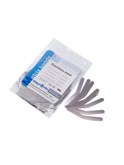 Dental Matrix Bands EASYINSMILE Dental Stainless Steel Tofflemire Matrix Bands .0015" 144pcs/pack size 1, 2, 3, 4