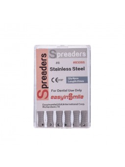 10box EASYINSMILE Endodontic Finger Spreaders S Files Stainless Steel