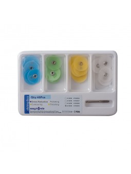EASYINSMILE Dental Polishing Disc Assorted Abrasive Kit Reduction/Contouring/Finishing/Polishing