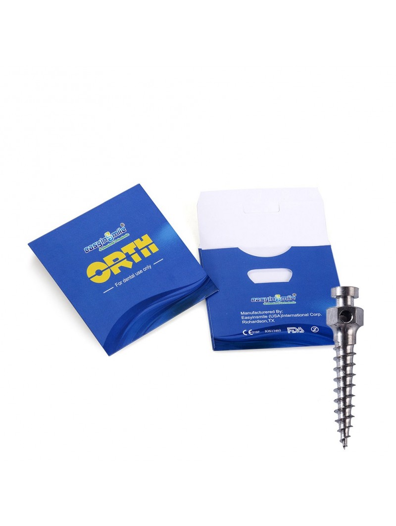 Dental Screw EASYINSMILE 1Pc Dental Implant Orthodontic MINI Titanium Micro Implant Screw 