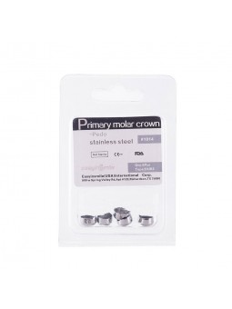 Kids Crown Dental Pediatric Stainless Steel Temporary Molar Crowns EASYINSMILE 5Pcs/Box