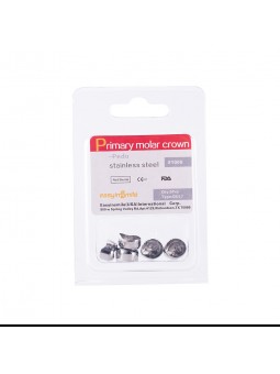  5Pc Dental Kids Temporary Crowns Stainless Premolar Upper Left Crown EASYINSMILE