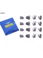 10Set Dental Orthodontic Buccal Tube MBT/ROTH 022 1st&2nd Molar Non-convertible 