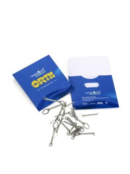 EASYINSMILE 10Pcs Dental NITI Close Coil Spring Orthodontic Closed Coil Spring