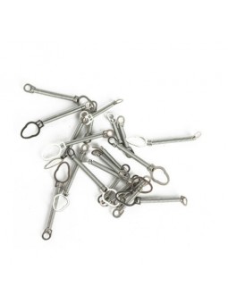 EASYINSMILE 10Pcs Dental NITI Close Coil Spring Orthodontic Closed Coil Spring 