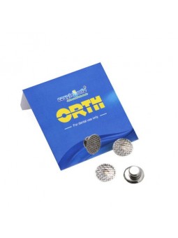 10pcs/bag EASYINSMILE Orthodontic Dental Bondable Lingual Buttons MIM Mesh Base
