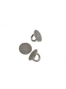 10pcs/bag EASYINSMILE Orthodontic Dental Bondable Lingual Buttons MIM Mesh Base