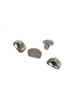 10pcs/bag EASYINSMILE Orthodontic Dental Bondable Lingual Buttons MIM Mesh Base