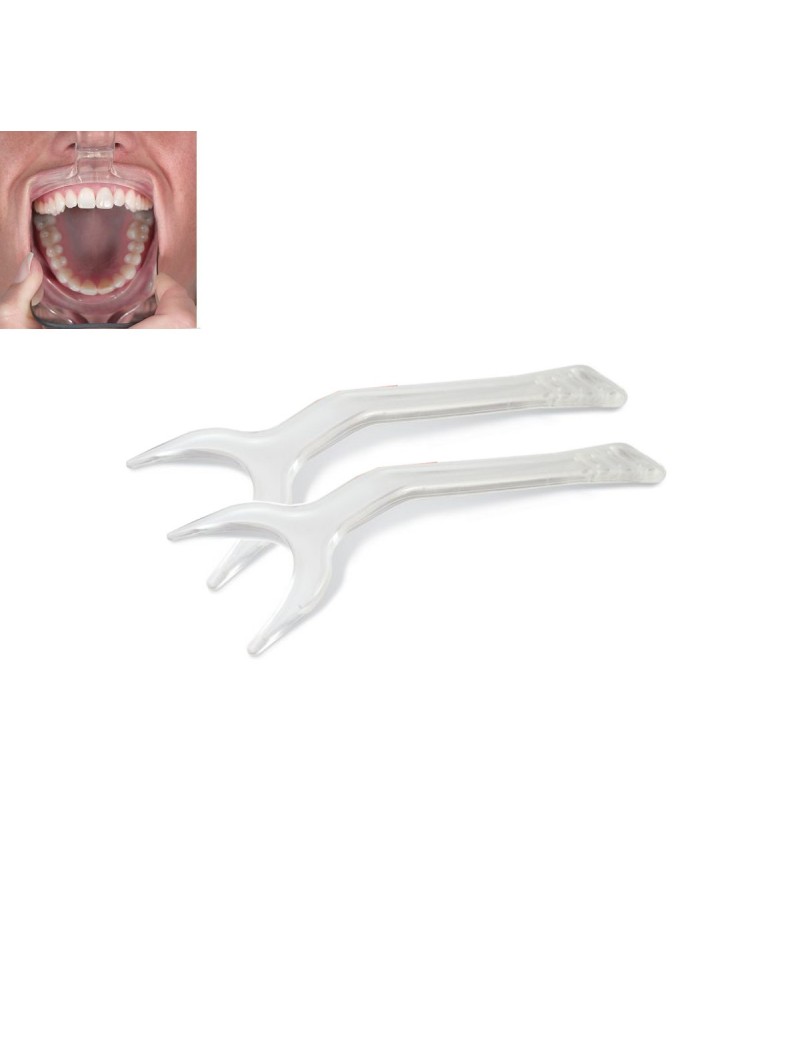 EASYINSMILE 2Pcs Dental Mouth Lip Opener Photograph Cheek Retractor Autoclavable  362597005908