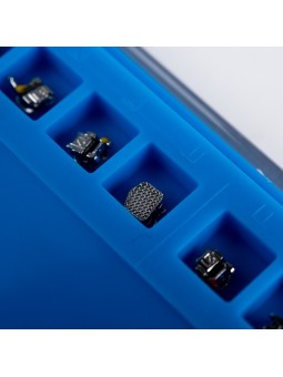 EASYINSMILE Dental Orthodontic Metal Bracket Self-ligating MINI Braces ROTH 022