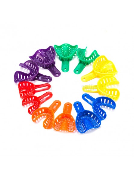 25Pcs EASYINSMILE Dental Orthodontic Impression Trays Disposable For Adult/Kids