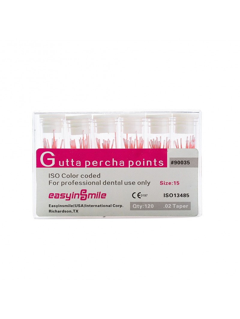 Dental Gutta Percha Points Easyinsmile 3Box Gutta Percha Points 02/04