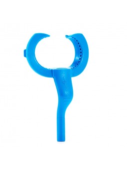 Lip Cheek Retractor Mouth Opener Holder Dental Teeth Whitening Tool with Handle Autoclavable for Dentist Braces (Blue)