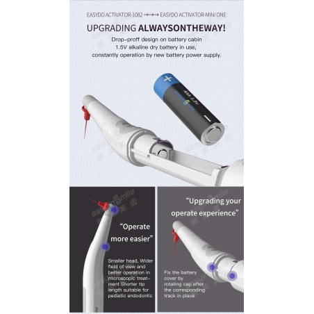 Easyinsmile Endodontic EASYDO Endo Activator Oral Mini Sonic Irrigator