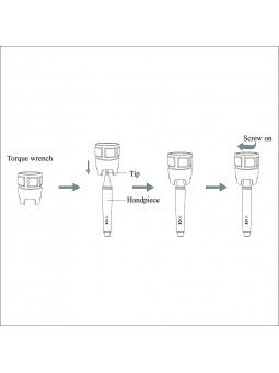 Dental Scaler Tip Torque Wrench Fit SATELEC Woodpecker