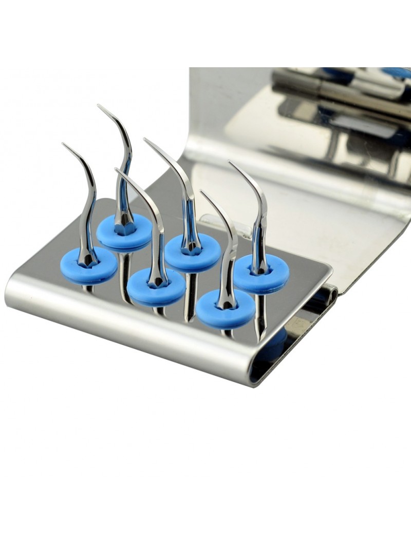 Easyinsmile KUSKS KAVO ULTRASONIC PIEZO SCALERS Dental scaler Tip Scaler Multi-use Kit Silver GC1 GC2 PC1