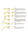 Easyinsmile SEKG SATELEC NSK Woodpecker-DTE Dental scaler Tip Scaler Endo Kit Gold EDOT ED1T ED2T ED3T PD4DT ED3DT 