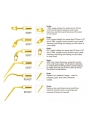 Easyinsmile SEKG SATELEC NSK Woodpecker-DTE Dental scaler Tip Scaler Endo Kit Gold EDOT ED1T ED2T ED3T PD4DT ED3DT 