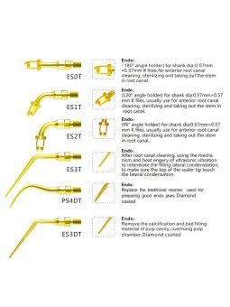 Easyinsmile SREKG SIRONA PerioScan Dental scaler Tip Scaler Endo Kit Gold ES0T ES1T ES3T PS4DT ES3DT