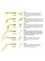 Easyinsmile SREKG SIRONA PerioScan Dental scaler Tip Scaler Endo Kit Gold ES0T ES1T ES3T PS4DT ES3DT