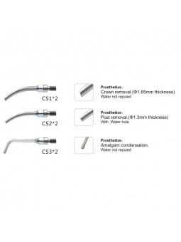 Easyinsmile SRPRKS SIRONA PerioScan Dental scaler Tip Scaler Prosthetics Kit Silver CS1 CS2 CS3