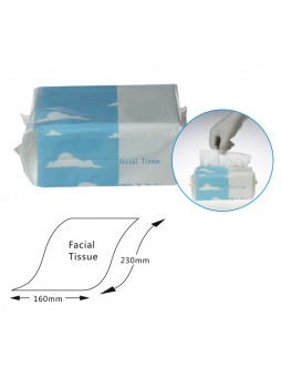 Easyinsmiel Dental Medical FACIAL TISSUE   160*230mm Bag of 260PCS