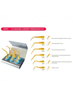 Easyinsmile WSPK DENTAL ULTRASONIC SURGERY IMPLANT KIT SURGERY TIP COMPATIBLE FOR MECTRON PIEZOSURGERY/WOODPECKER ULTRASURGERY