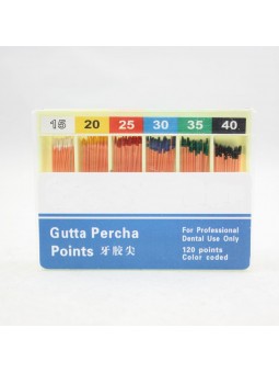 10 Boxes New Gutta Percha Points for dental use Color coded CE FDA